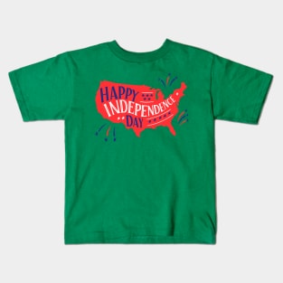 USA Happy independence Day Kids T-Shirt